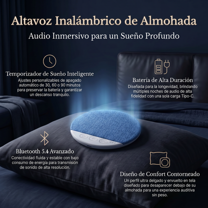 Altavoz Bluetooth para Almohada