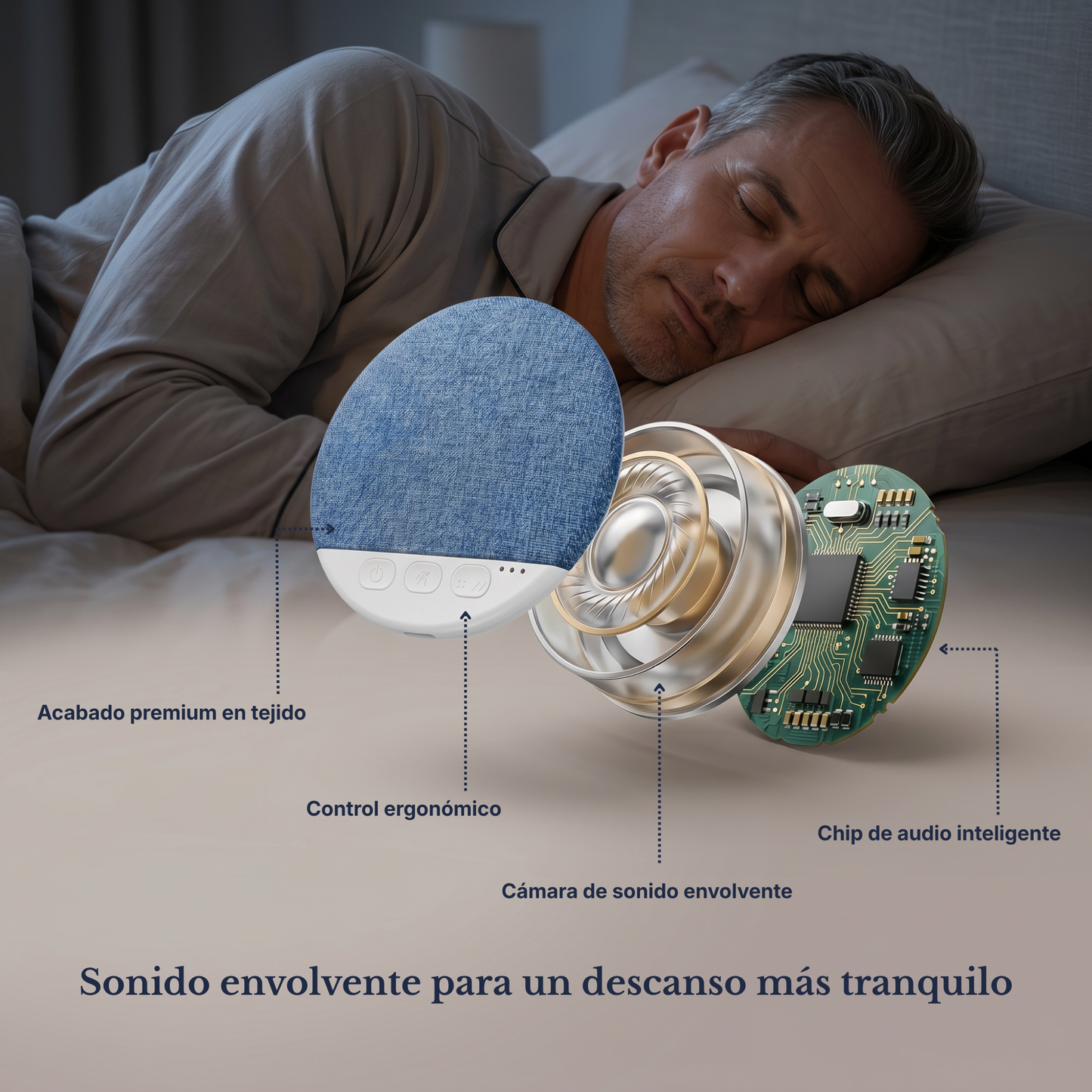 Altavoz Bluetooth para Almohada