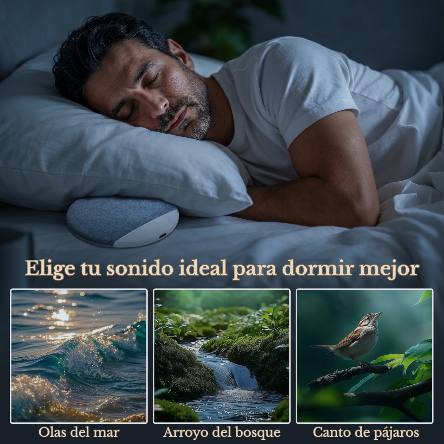 Altavoz Bluetooth para Almohada